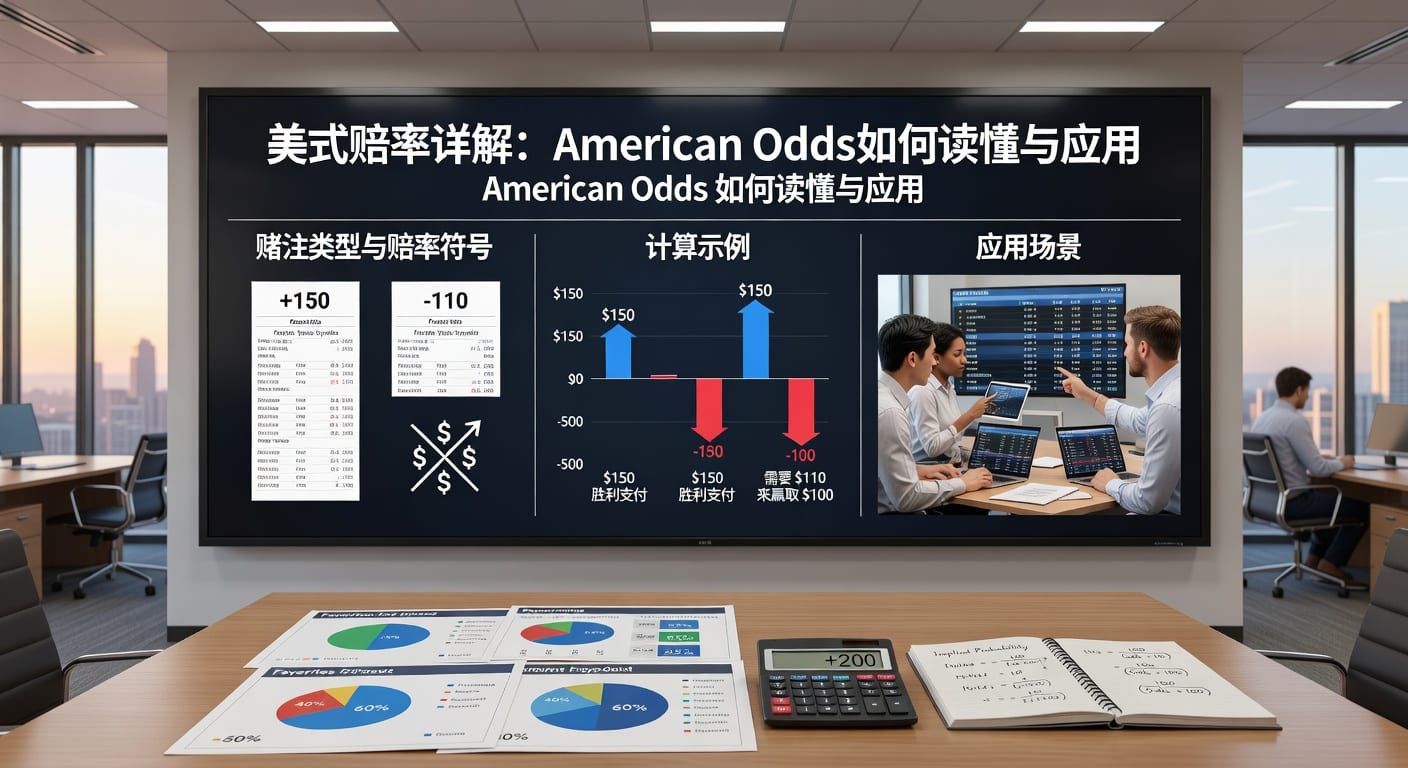 美式赔率 american odds：PM国际体育官网读懂与换算