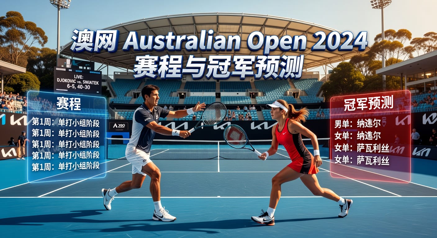 澳网 Australian Open 看点、赛程与投注观察｜预测体育官网
